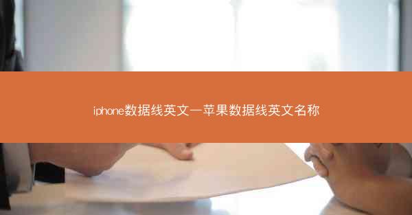 iphone数据线英文—苹果数据线英文名称