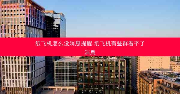 纸飞机怎么没消息提醒-纸飞机有些群看不了消息