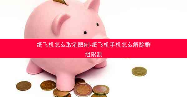 纸飞机怎么取消限制-纸飞机手机怎么解除群组限制