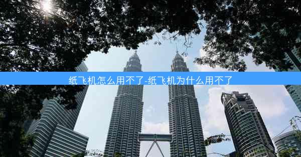 纸飞机怎么用不了-纸飞机为什么用不了