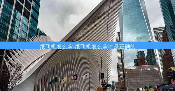 纸飞机怎么拿-纸飞机怎么拿才是正确的