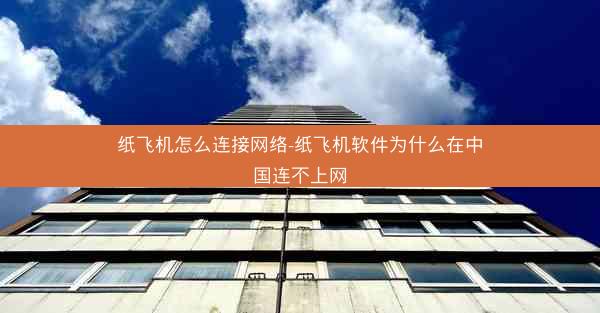 纸飞机怎么连接网络-纸飞机软件为什么在中国连不上网