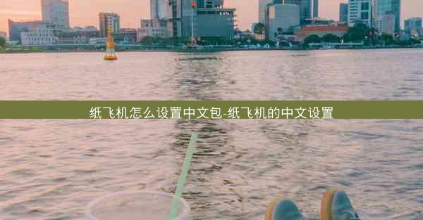 纸飞机怎么设置中文包-纸飞机的中文设置