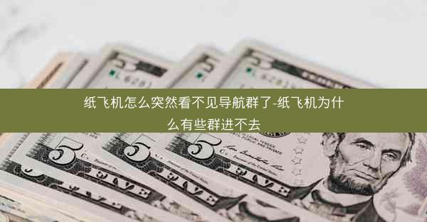 纸飞机怎么突然看不见导航群了-纸飞机为什么有些群进不去