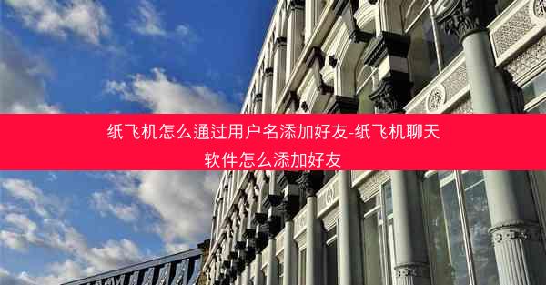 纸飞机怎么通过用户名添加好友-纸飞机聊天软件怎么添加好友