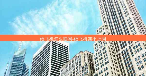 纸飞机怎么联网-纸飞机连不上网