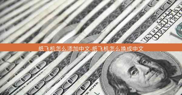纸飞机怎么添加中文-纸飞机怎么换成中文
