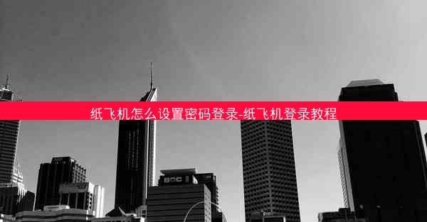 纸飞机怎么设置密码登录-纸飞机登录教程