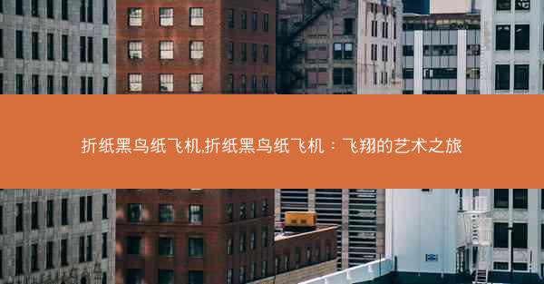 折纸黑鸟纸飞机,折纸黑鸟纸飞机：飞翔的艺术之旅
