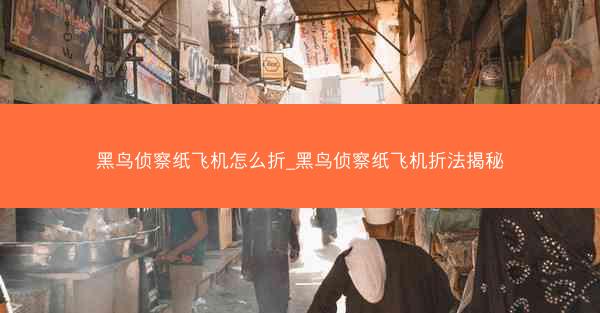 黑鸟侦察纸飞机怎么折_黑鸟侦察纸飞机折法揭秘