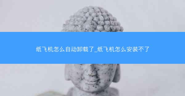 纸飞机怎么自动卸载了_纸飞机怎么安装不了