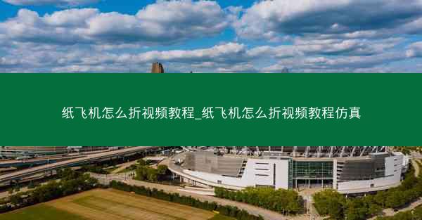 纸飞机怎么折视频教程_纸飞机怎么折视频教程仿真