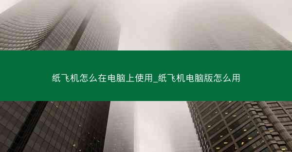 纸飞机怎么在电脑上使用_纸飞机电脑版怎么用