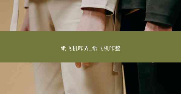 纸飞机咋弄_纸飞机咋整