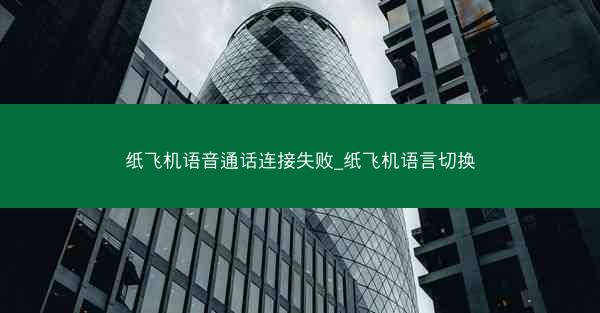 纸飞机语音通话连接失败_纸飞机语言切换