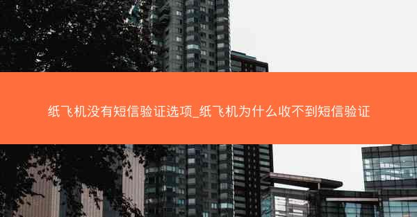纸飞机没有短信验证选项_纸飞机为什么收不到短信验证
