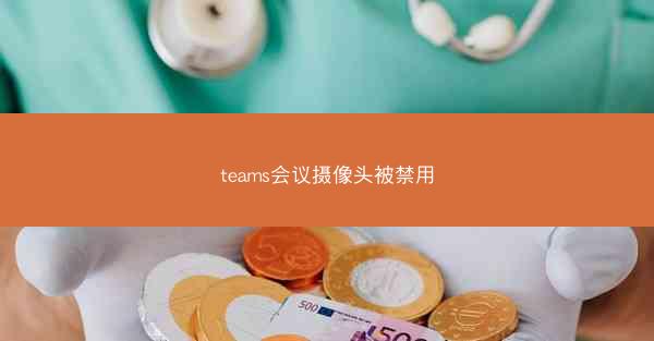 teams会议摄像头被禁用