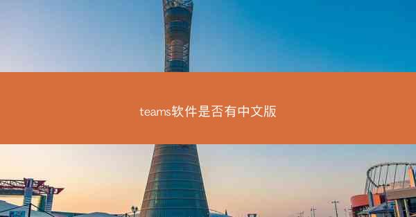 teams软件是否有中文版