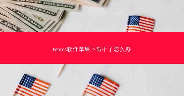 teams软件苹果下载不了怎么办