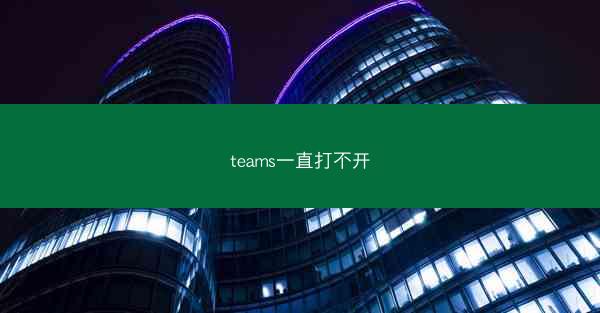 teams一直打不开