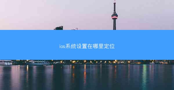 ios系统设置在哪里定位