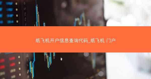 纸飞机开户信息查询代码_纸飞机 门户