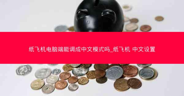 纸飞机电脑端能调成中文模式吗_纸飞机 中文设置