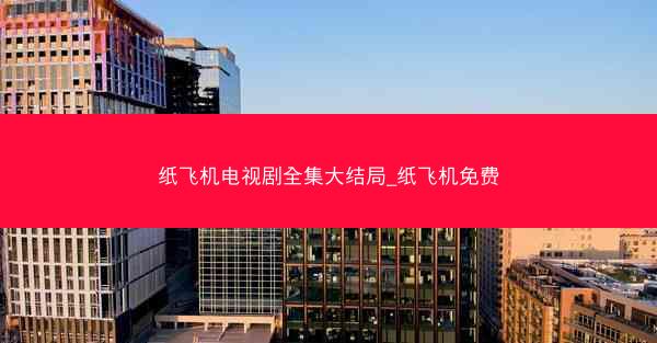 纸飞机电视剧全集大结局_纸飞机免费