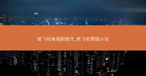 纸飞机电视剧现代_纸飞机原版小说