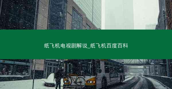 纸飞机电视剧解说_纸飞机百度百科