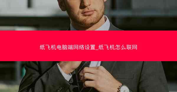 纸飞机电脑端网络设置_纸飞机怎么联网
