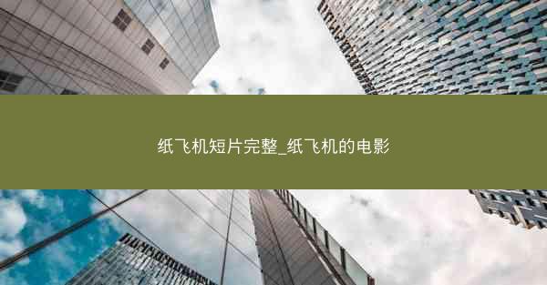 纸飞机短片完整_纸飞机的电影