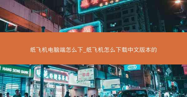 纸飞机电脑端怎么下_纸飞机怎么下载中文版本的
