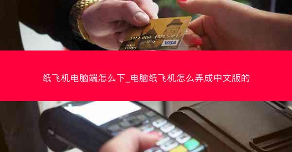纸飞机电脑端怎么下_电脑纸飞机怎么弄成中文版的