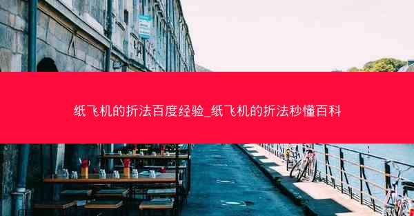 纸飞机的折法百度经验_纸飞机的折法秒懂百科