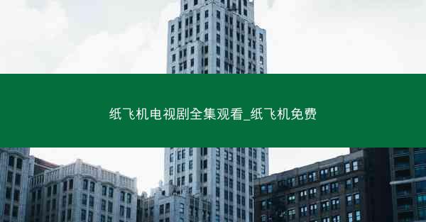纸飞机电视剧全集观看_纸飞机免费