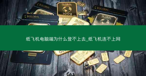 纸飞机电脑端为什么登不上去_纸飞机连不上网
