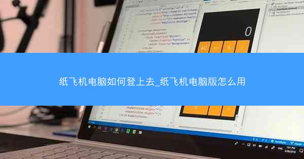 纸飞机电脑如何登上去_纸飞机电脑版怎么用