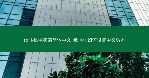 纸飞机电脑端简体中文_纸飞机如何设置中文版本