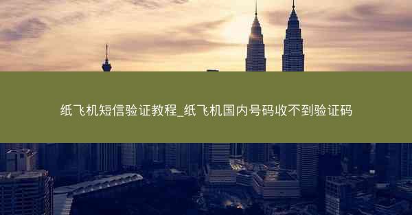 纸飞机短信验证教程_纸飞机国内号码收不到验证码