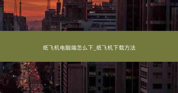 纸飞机电脑端怎么下_纸飞机下载方法