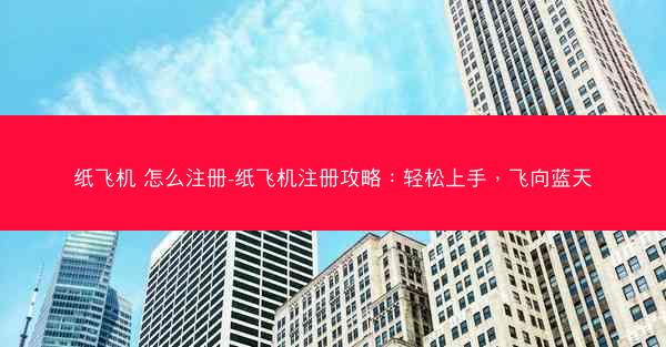纸飞机 怎么注册-纸飞机注册攻略：轻松上手，飞向蓝天
