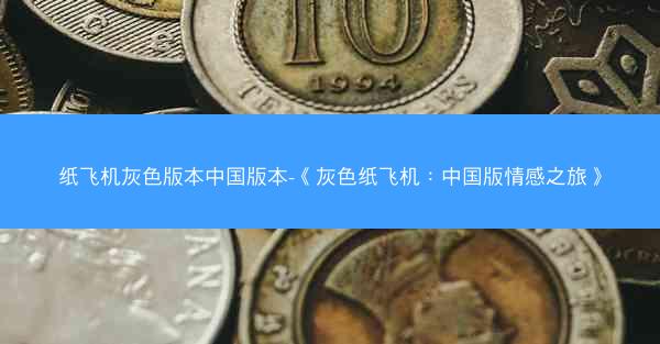 纸飞机灰色版本中国版本-《灰色纸飞机：中国版情感之旅》
