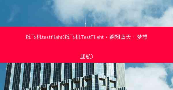 纸飞机testflight(纸飞机TestFlight：翱翔蓝天，梦想起航)