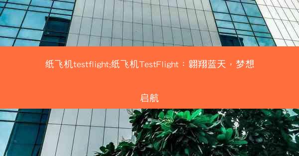 纸飞机testflight;纸飞机TestFlight：翱翔蓝天，梦想启航