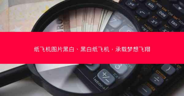纸飞机图片黑白、黑白纸飞机，承载梦想飞翔