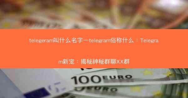 telegeram叫什么名字—telegram俗称什么：Telegram新宠：揭秘神秘群聊XX群